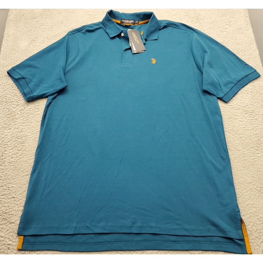 U.S. Polo Assn. Men's Teal Polo Shirt